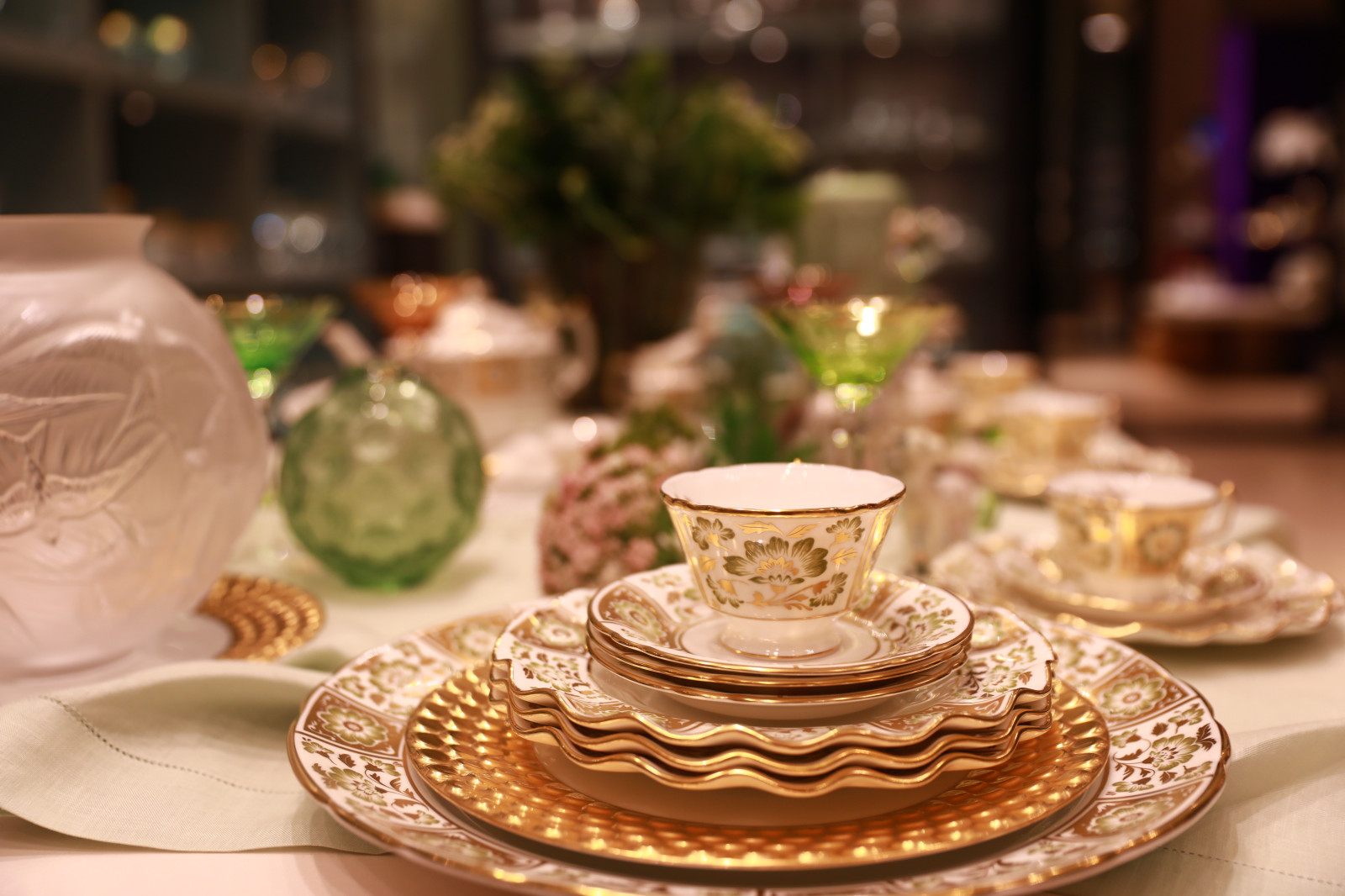 The table setting. Сlassic