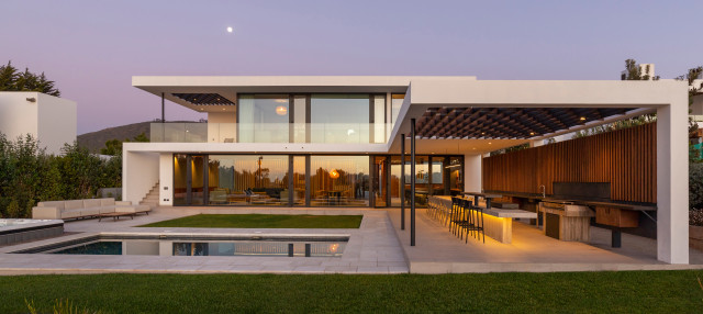 Casa Marbella contemporaneo-facciata