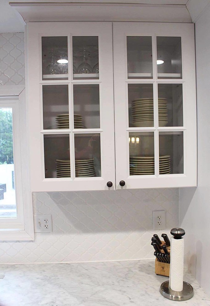 Inspiration for a transitional kitchen remodel in New York