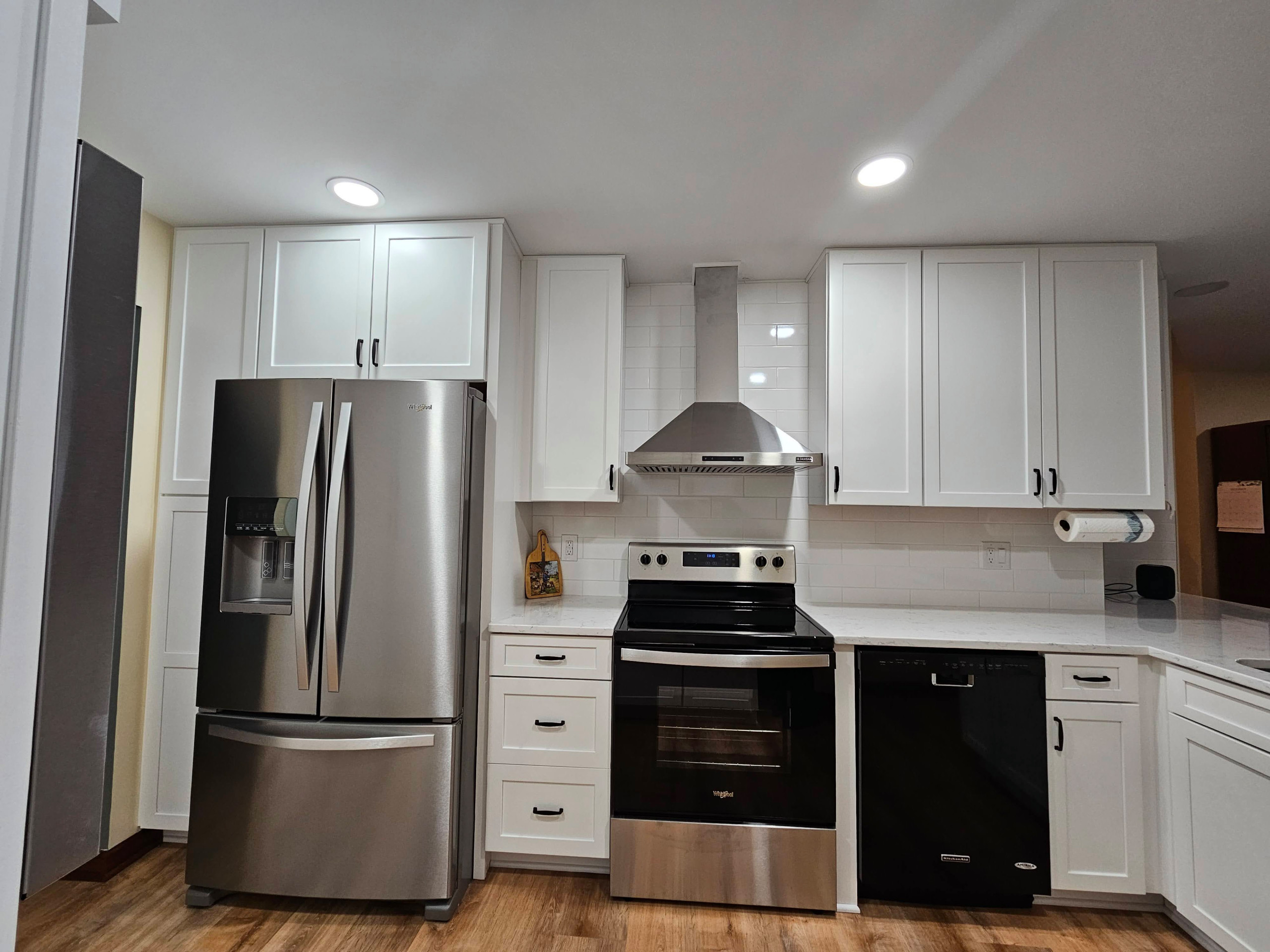 White Modern Kitchen Update