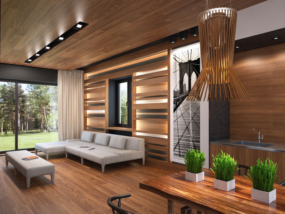 Проект интерьеров дома в Новогорске