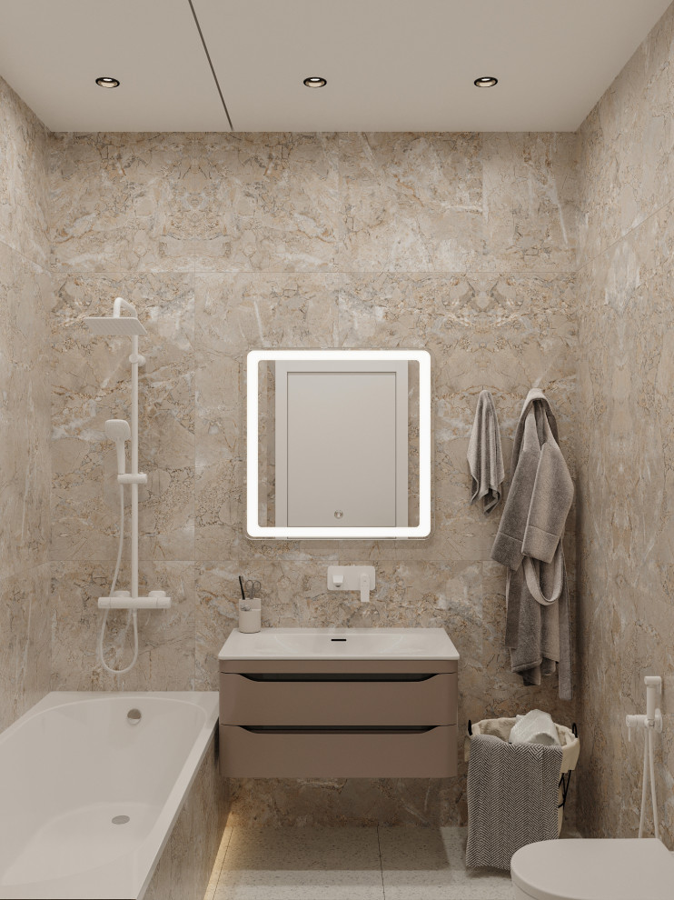 Современная квартира для семьи с двумя детьми