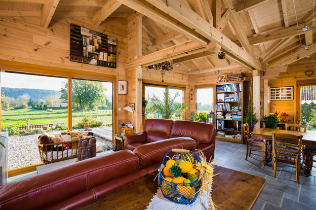 Chalets country-living-room