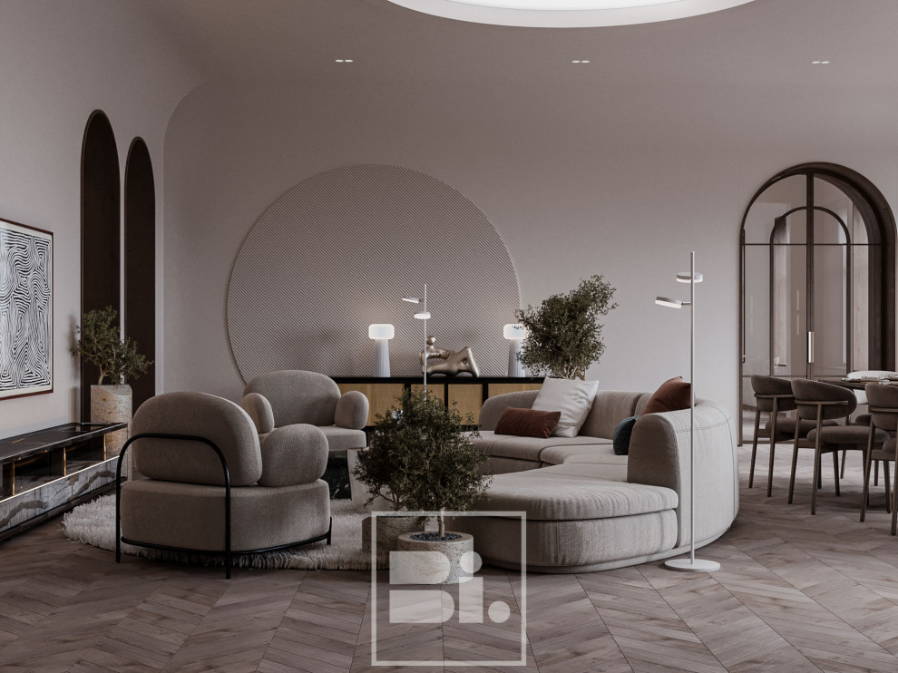 Проект кухни-гостиной в г. Санкт-Петербург