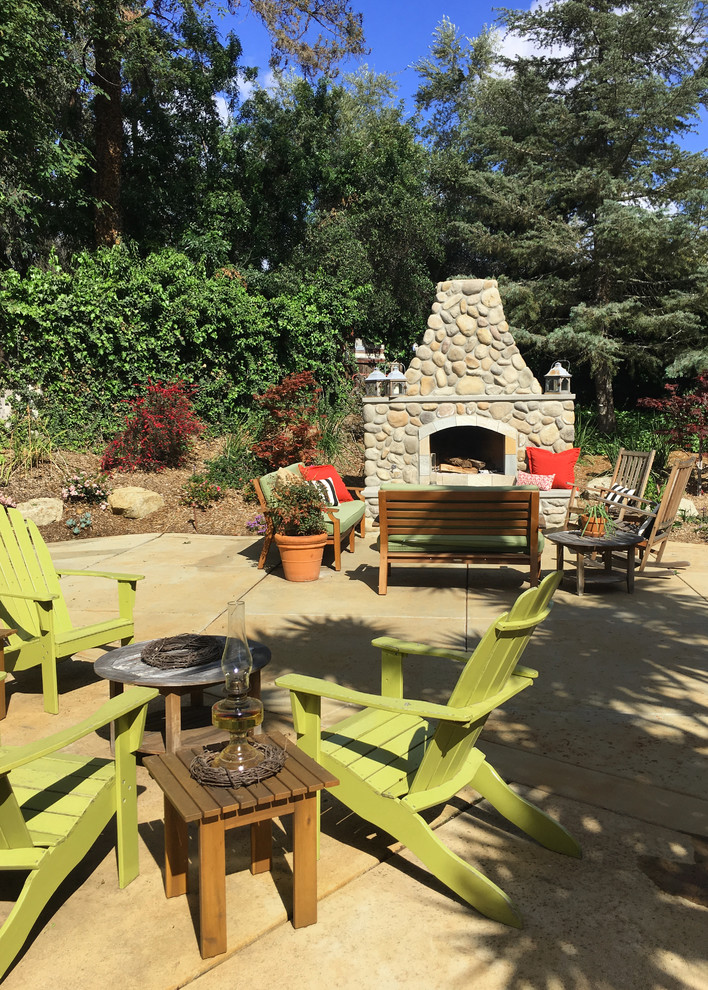 Mountain style patio photo in San Diego