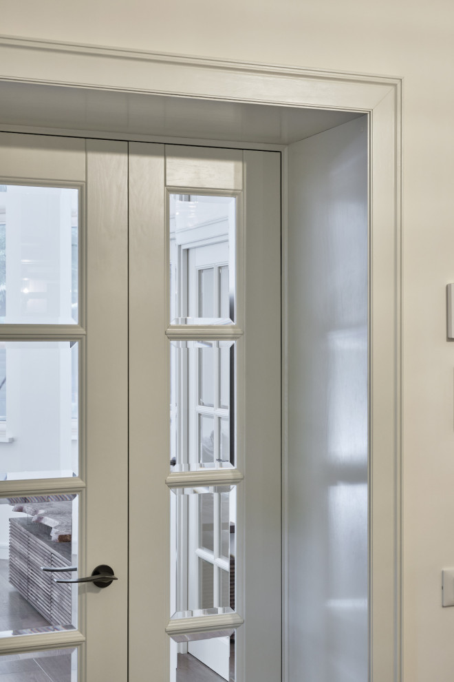 Кантри Ral 1013 в интерьере дома