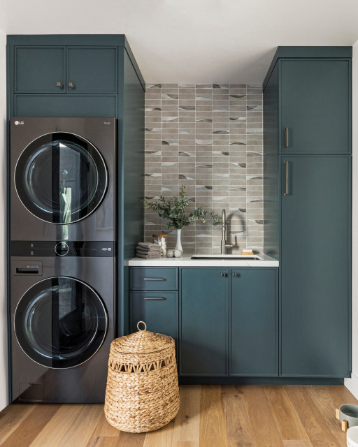 Reimagined Laundry Spaces include Custom Cabinetry