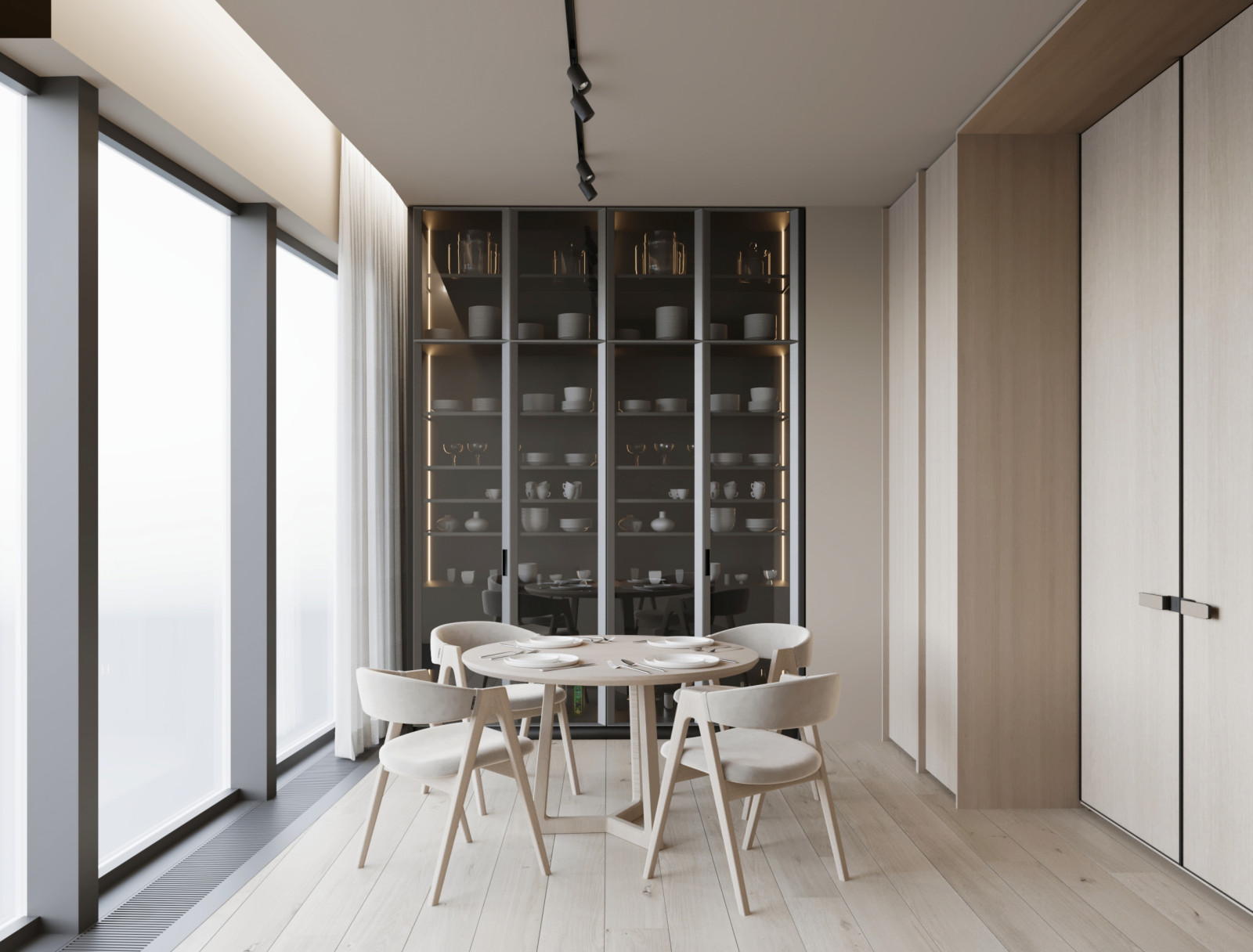 Дизайн-проект аппартаментов Москва Сити 225кв.м