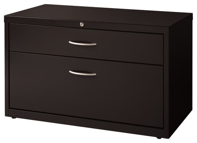 Hirsh 2 Drawer Lateral Credenza File Cabinet In Black