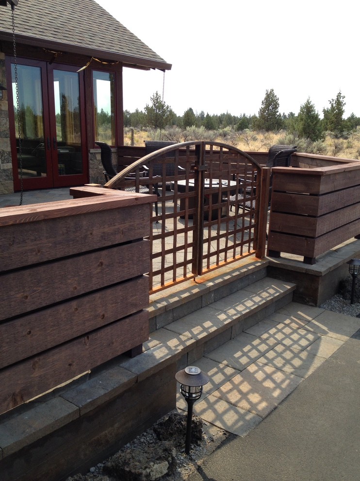Patio - rustic patio idea