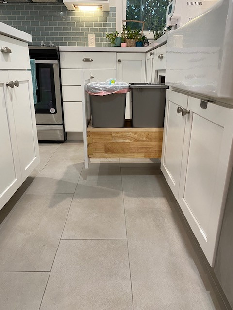 Richmond Kitchen with Custom Handmade Backsplash
