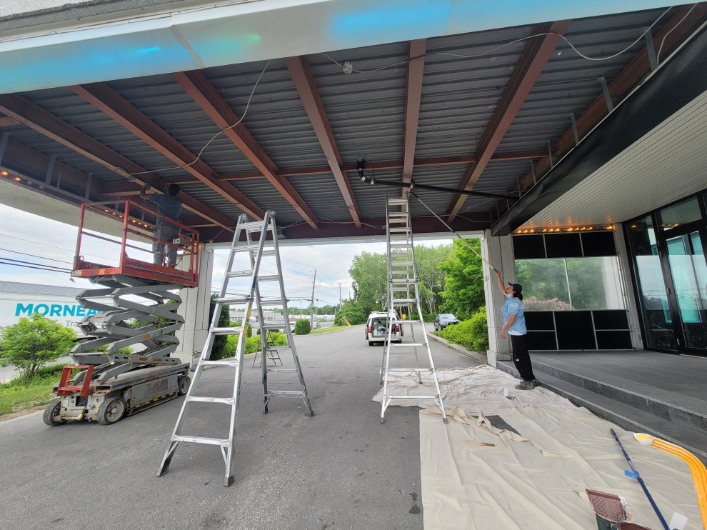 EXTERIOR PAINTING LE MONT BLANC HOTEL