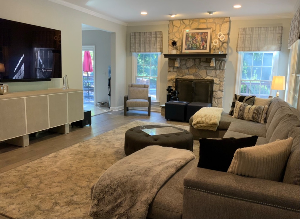 Cozy Modern Family Room