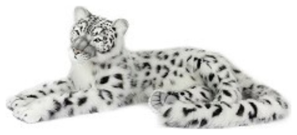 life size snow leopard stuffed animal