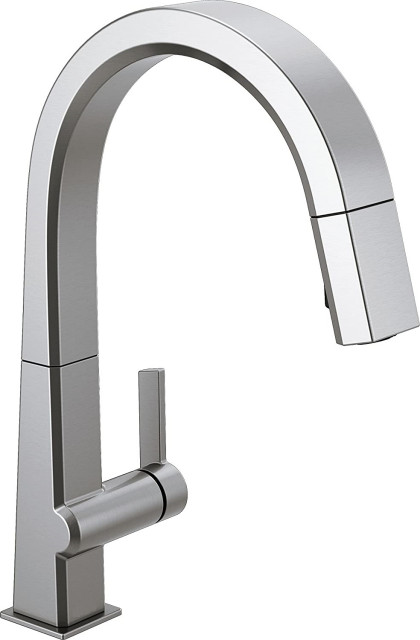 Kitchen Faucet With Pull Down Sprayer Unique And Elegant Shape Contemporary Kitchen Faucets By Efurnish Houzz