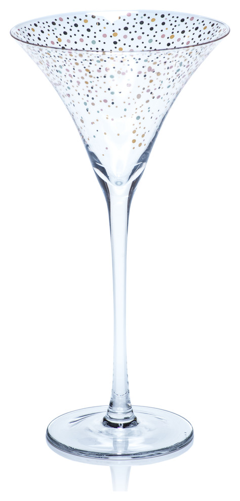 Saturnalia 4-Piece Martini Glass Set