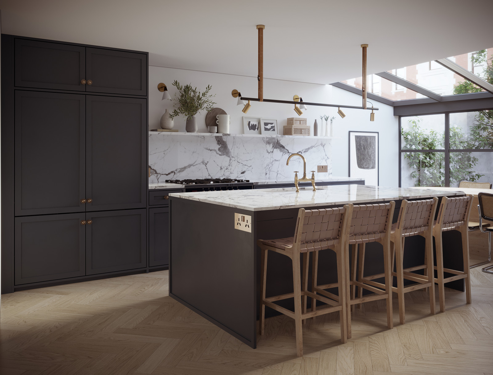 Kitchen 3D Rendering