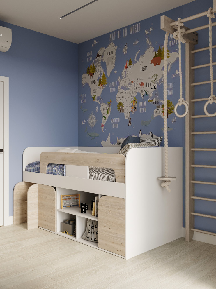 Современная квартира для семьи с двумя детьми