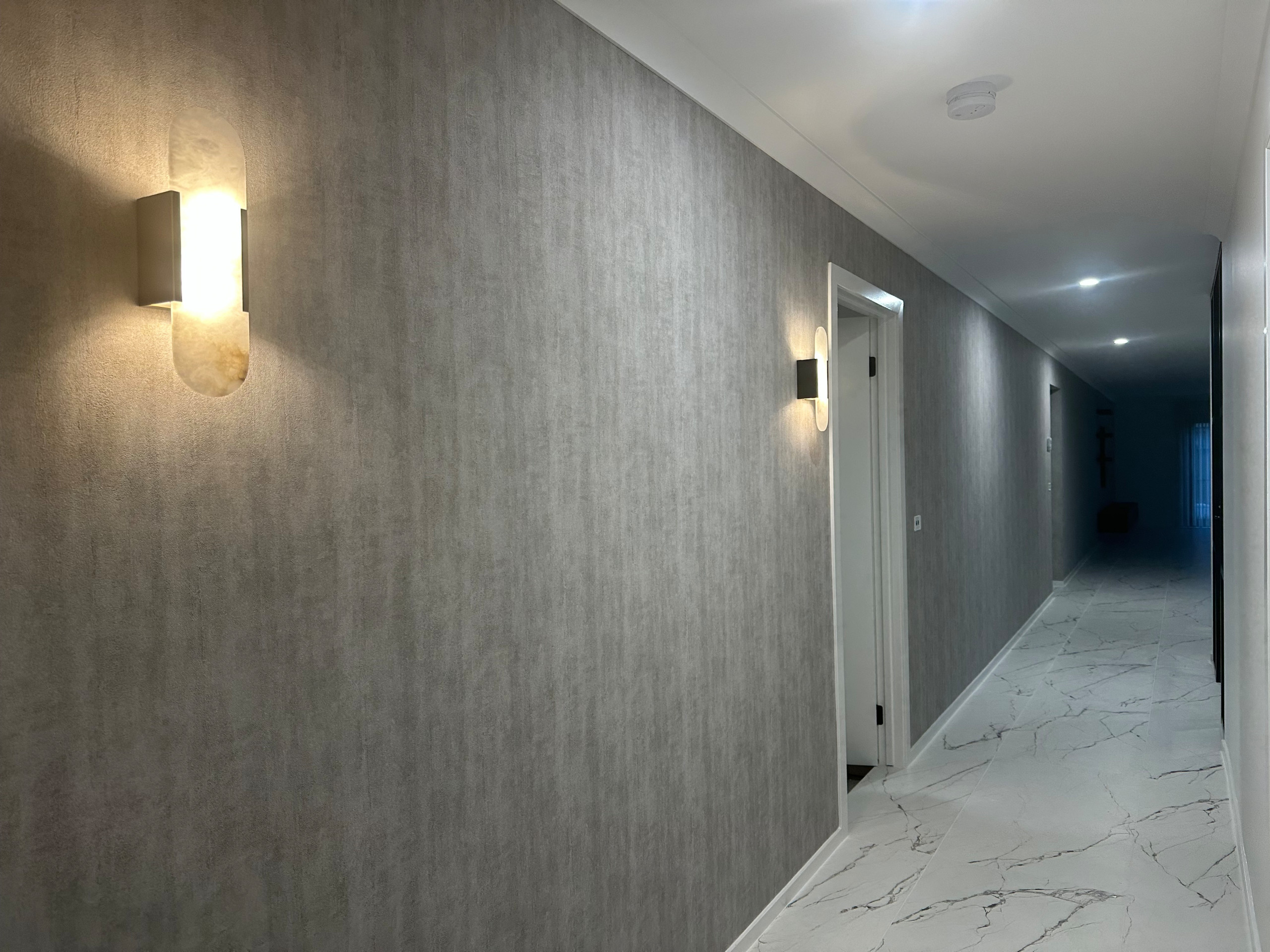 Hallway and Living Room