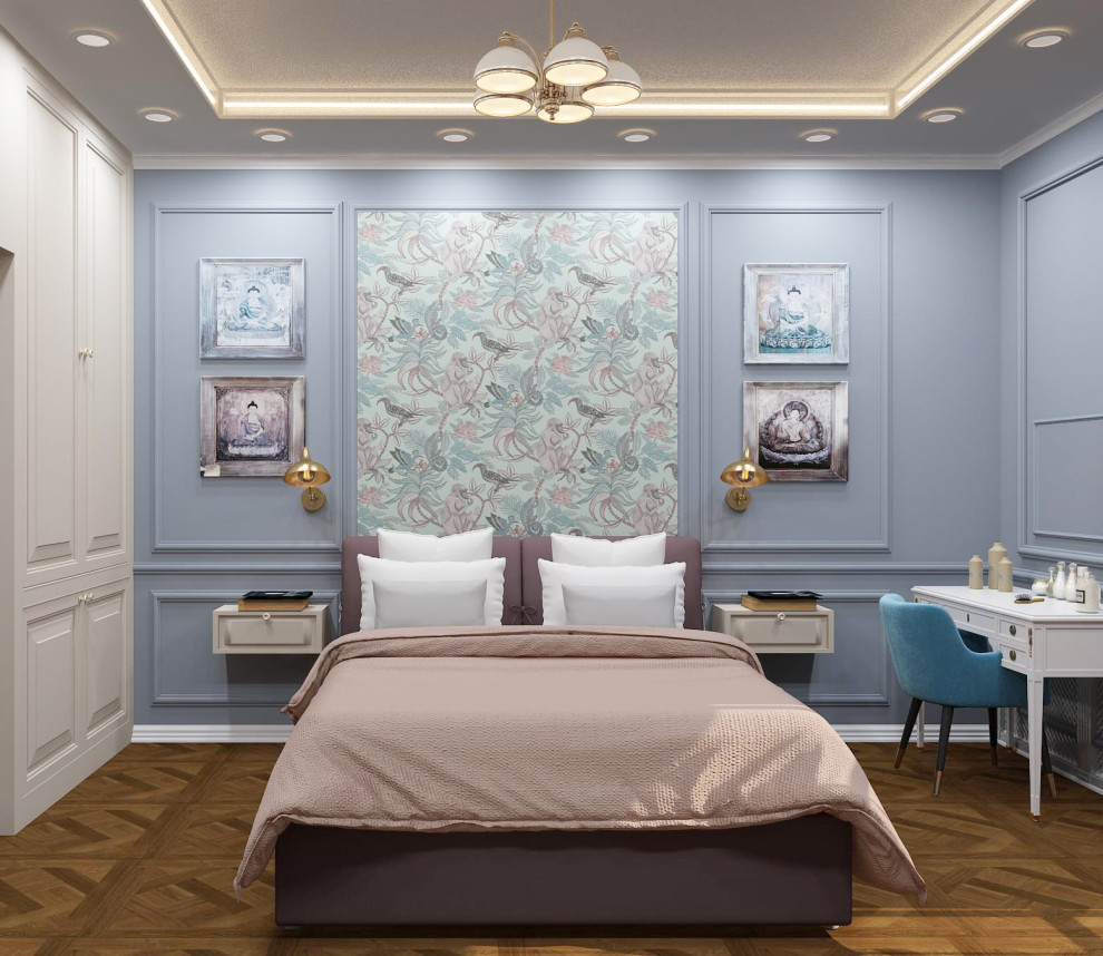 Дизайн спальни в стиле современной классике