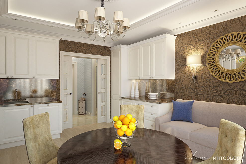 Дизайн квартиры в стиле неоклассика.