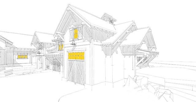 Projects in Process rustic-rendering