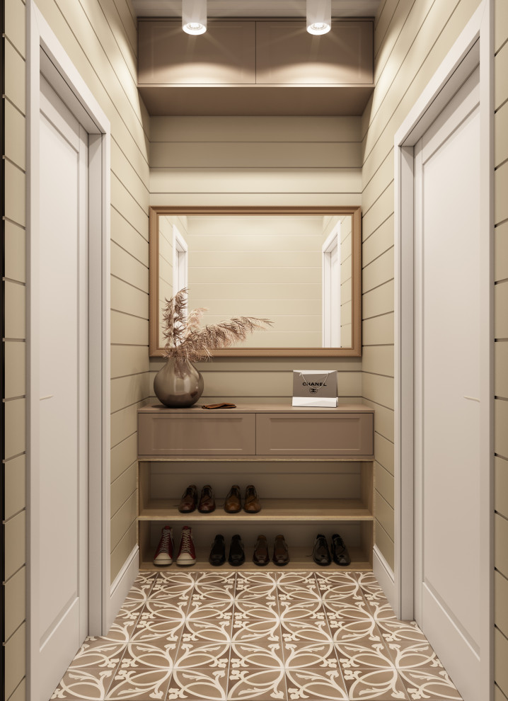 Дом в пудровых тонах