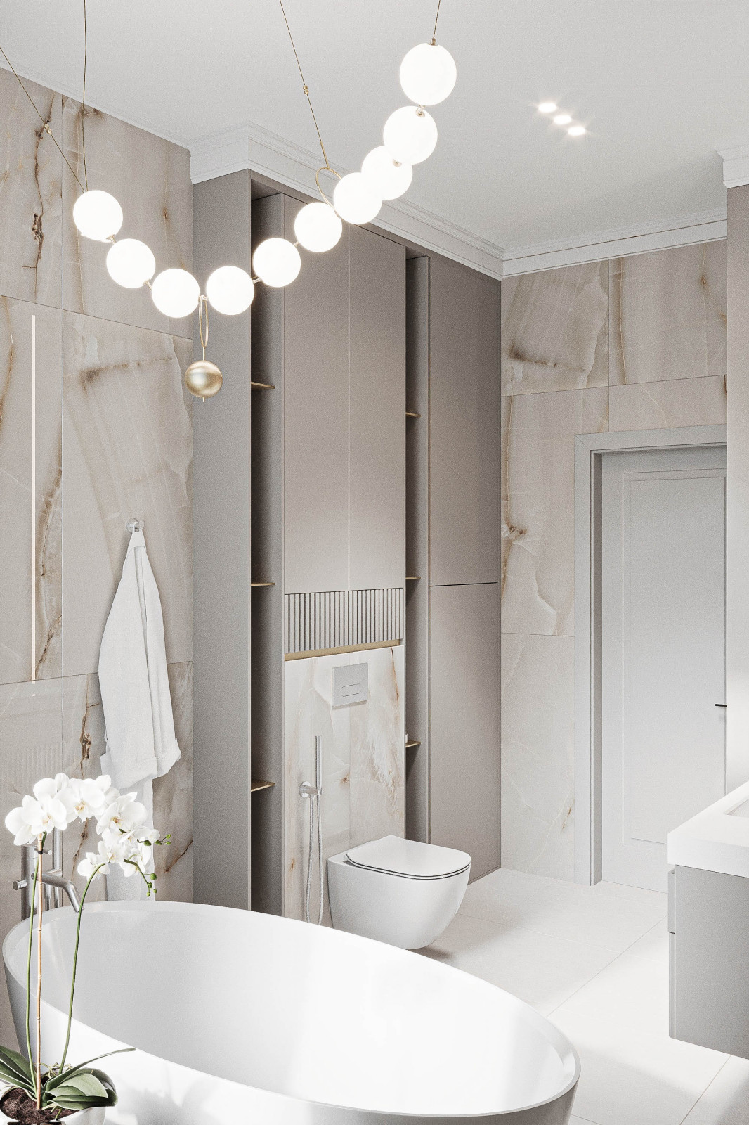 Дом в стиле неоклассика 260 м2