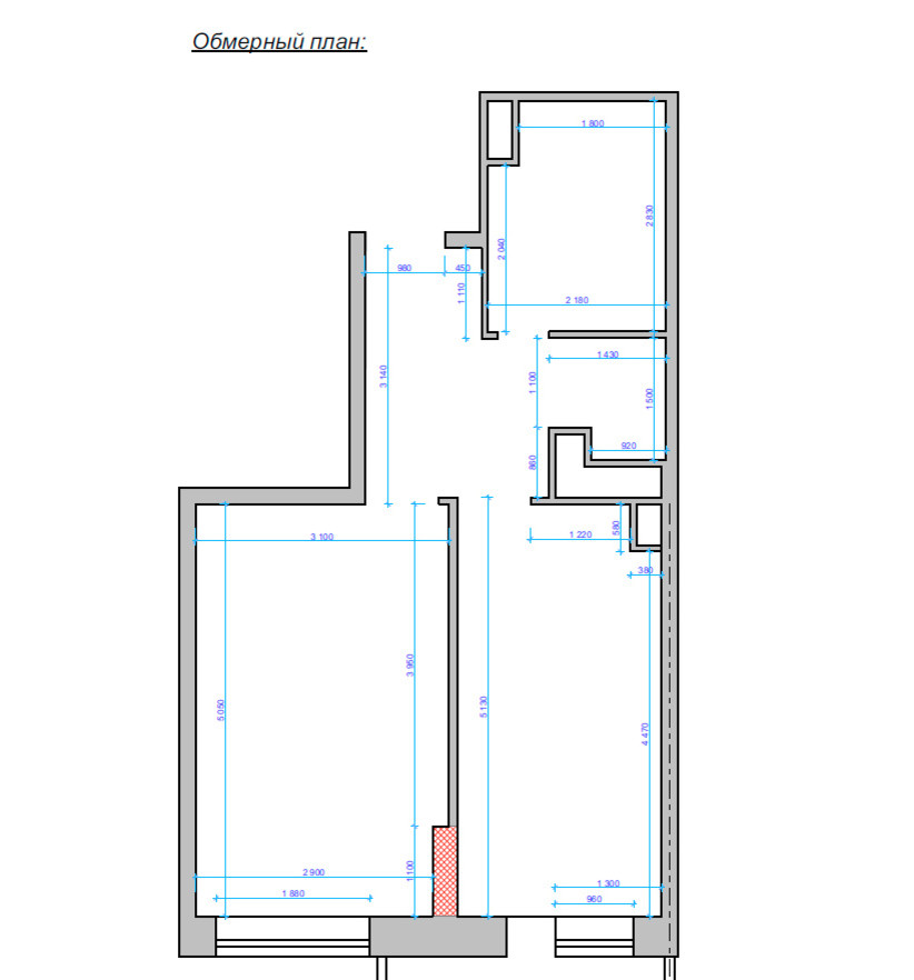 Перепланировка однушки