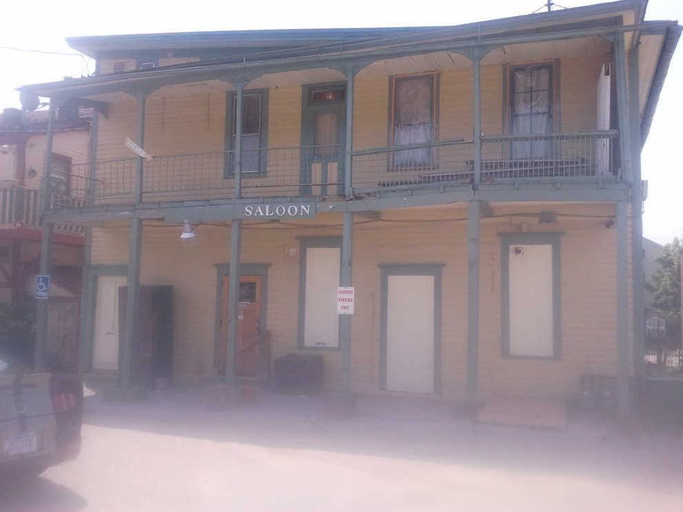 Before Exterior Remodel of 1800 Saloon To Rear Elevation