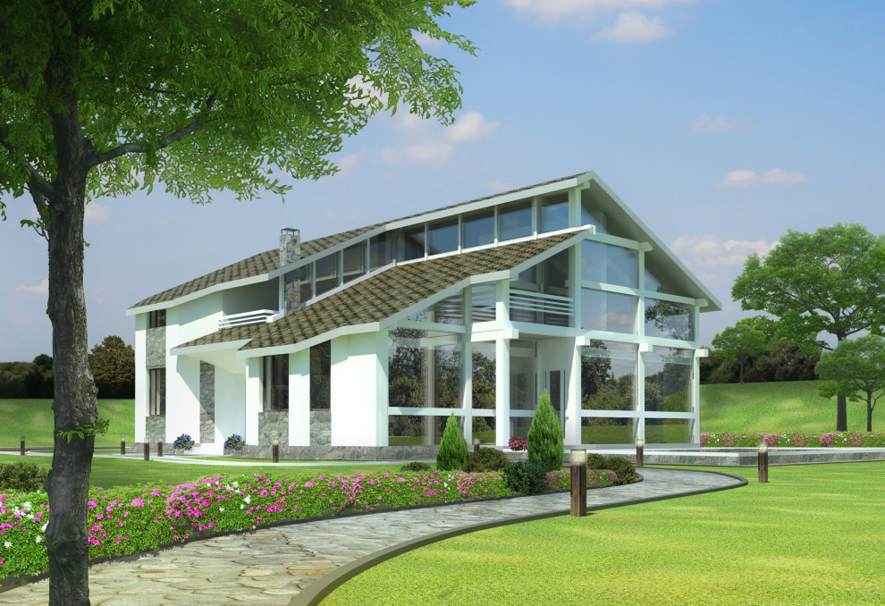 Второй свет. Проект дома в Ленинградской области.