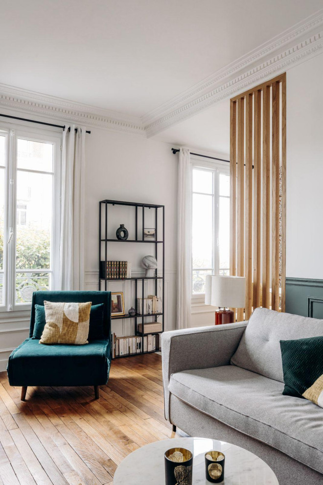 Agencement d'un SALON pour créer une chambre bébé et un coin repas