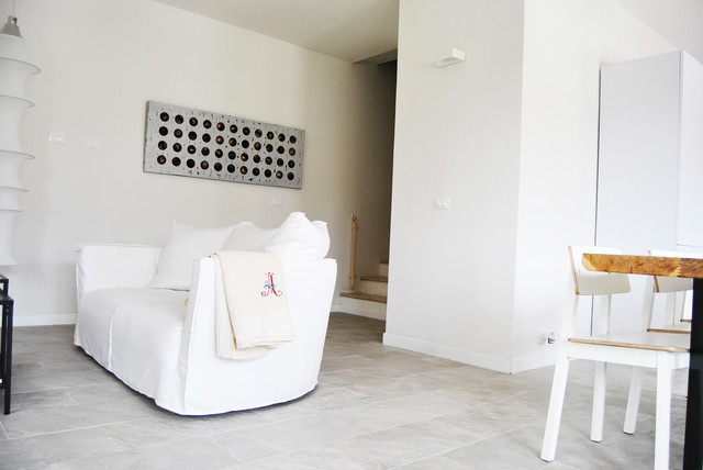 SUD - private villa on the Jonian sea contemporary-living-room