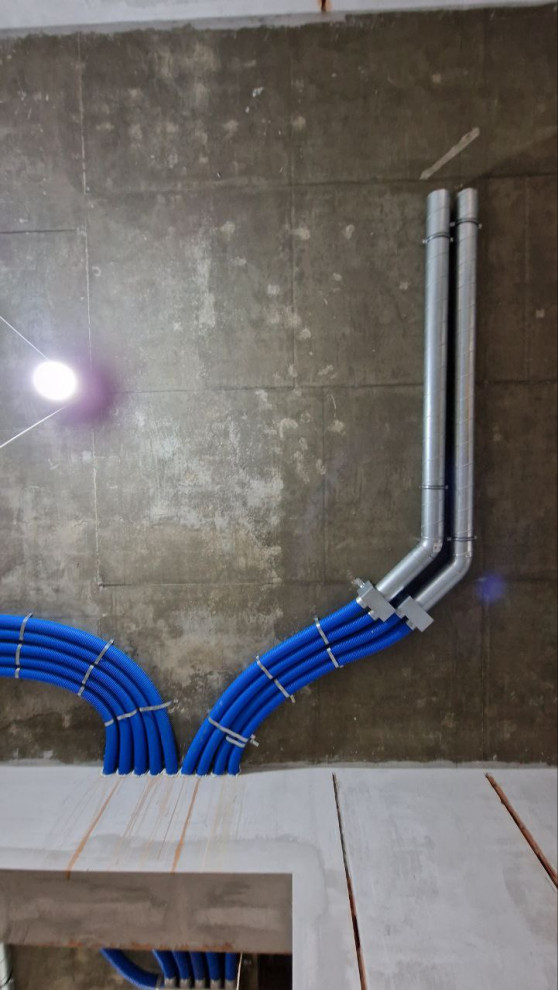 Вентиляция в загородном доме (скрытые работы)