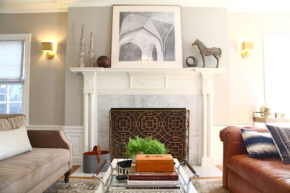 Inspiration for a living room remodel in Los Angeles