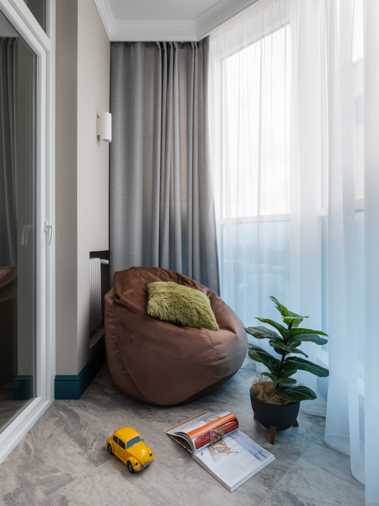 Реализация квартиры в стиле современная классика для семейной пары с ребенком