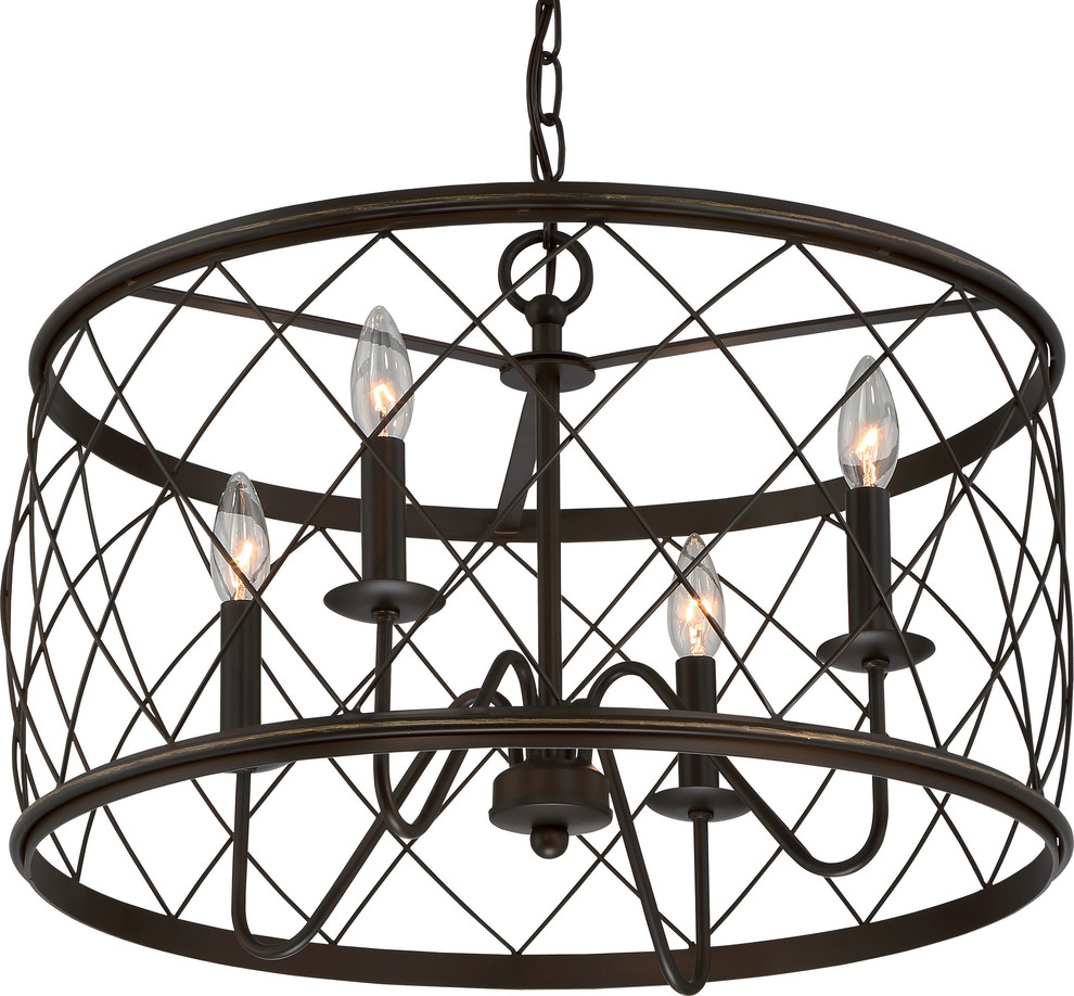 Luxury French Country Bronze Drum Cage Chandelier, UQL2262, York