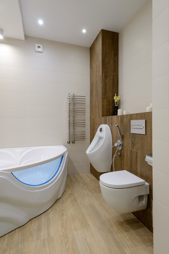 Двухъярусная квартира в стиле Экоминимализм