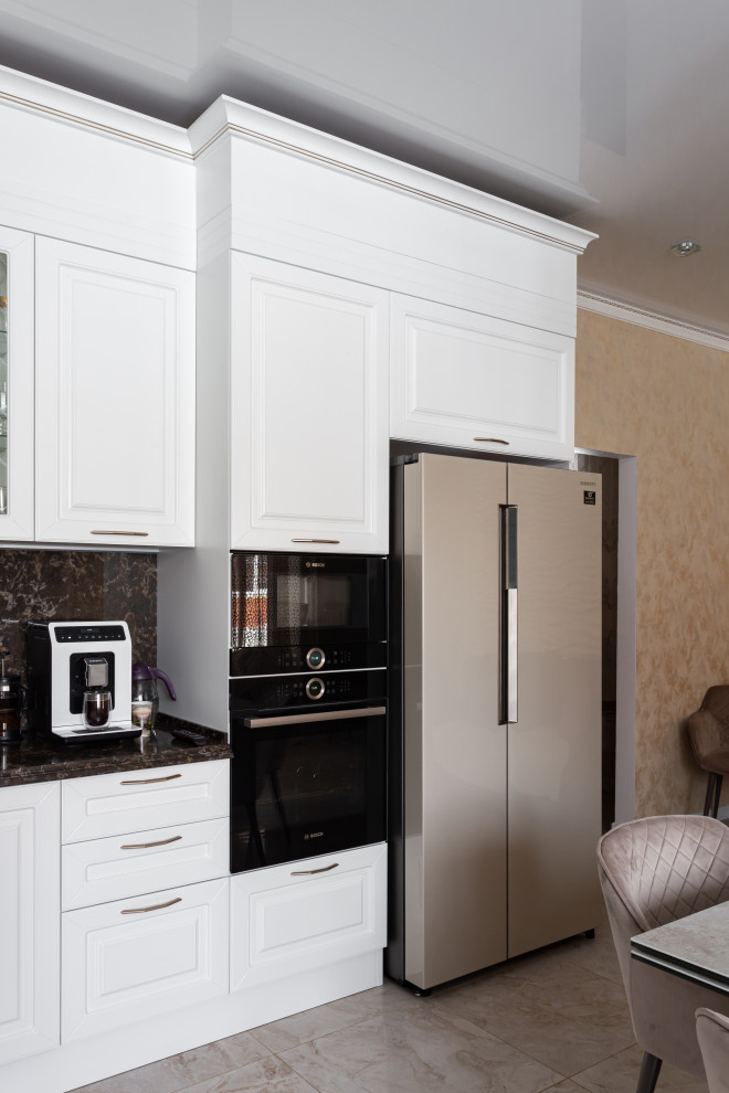 Угловая классическая кухня в КП Загорянка парк