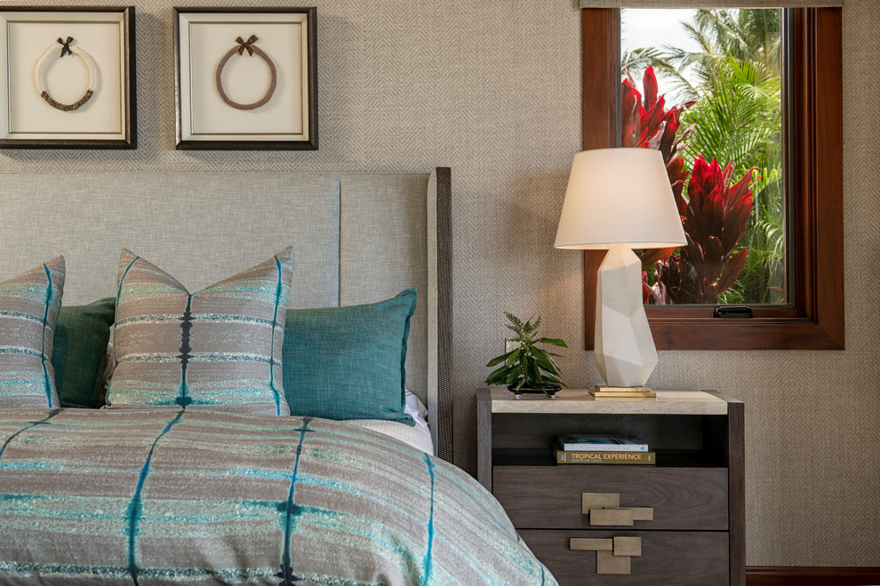 Island Chic Tropical  Bedroom  Hawaii by Willman 