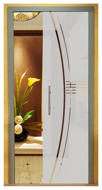 Pocket Glass Sliding Door 28 X80 Positive Right