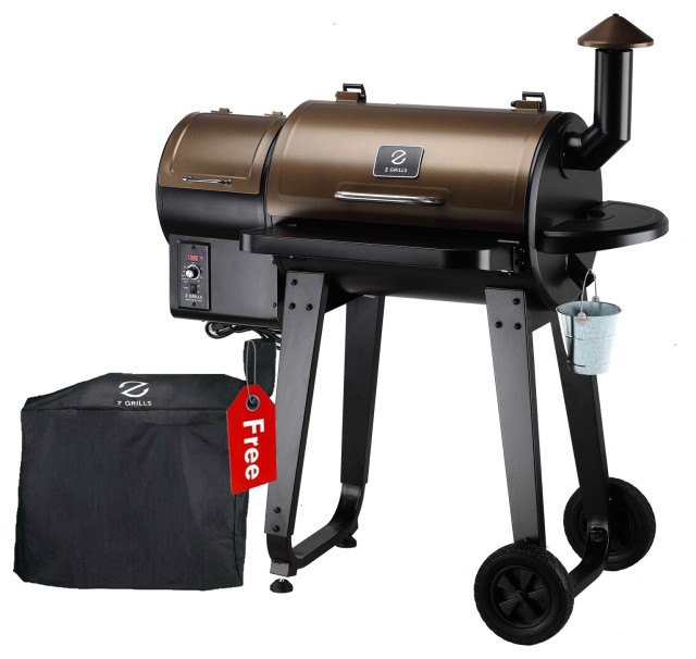 Z GRILLS ZPG450A Wood Pellet Grill BBQ Smoker Digital Control with