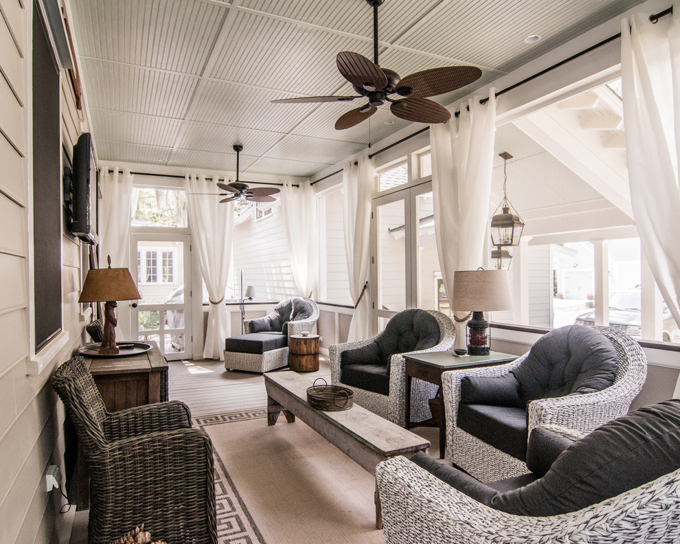 Pinckney Retreat Residence - Beach Style - Porch - Atlanta - by Allison ...