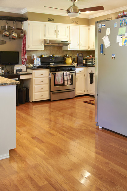 Red Oak - Gunstock Stain - Traditional - Kitchen - Other ...