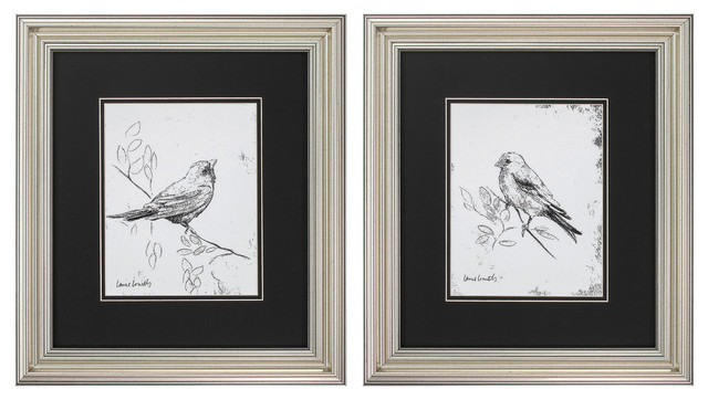Song Bird Print, Set of 2