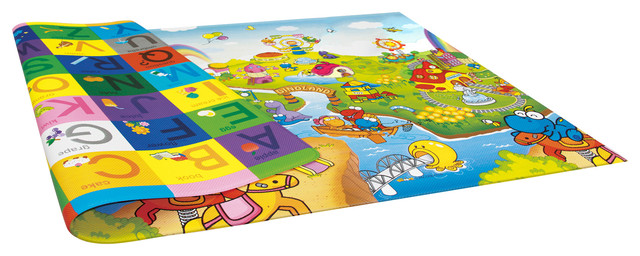 Dwinguler Kid S Playmat Dino Land Contemporary Baby Gyms And