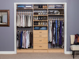 Transitional Closet by Mountain Sky Closets