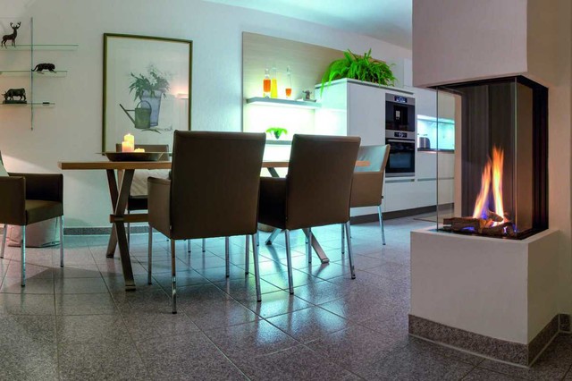 Kamine - modern contemporary-living-room