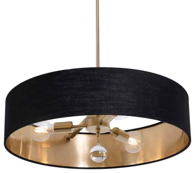 Celine Pendant, 24" Transitional Pendant Lighting by AFX, Inc