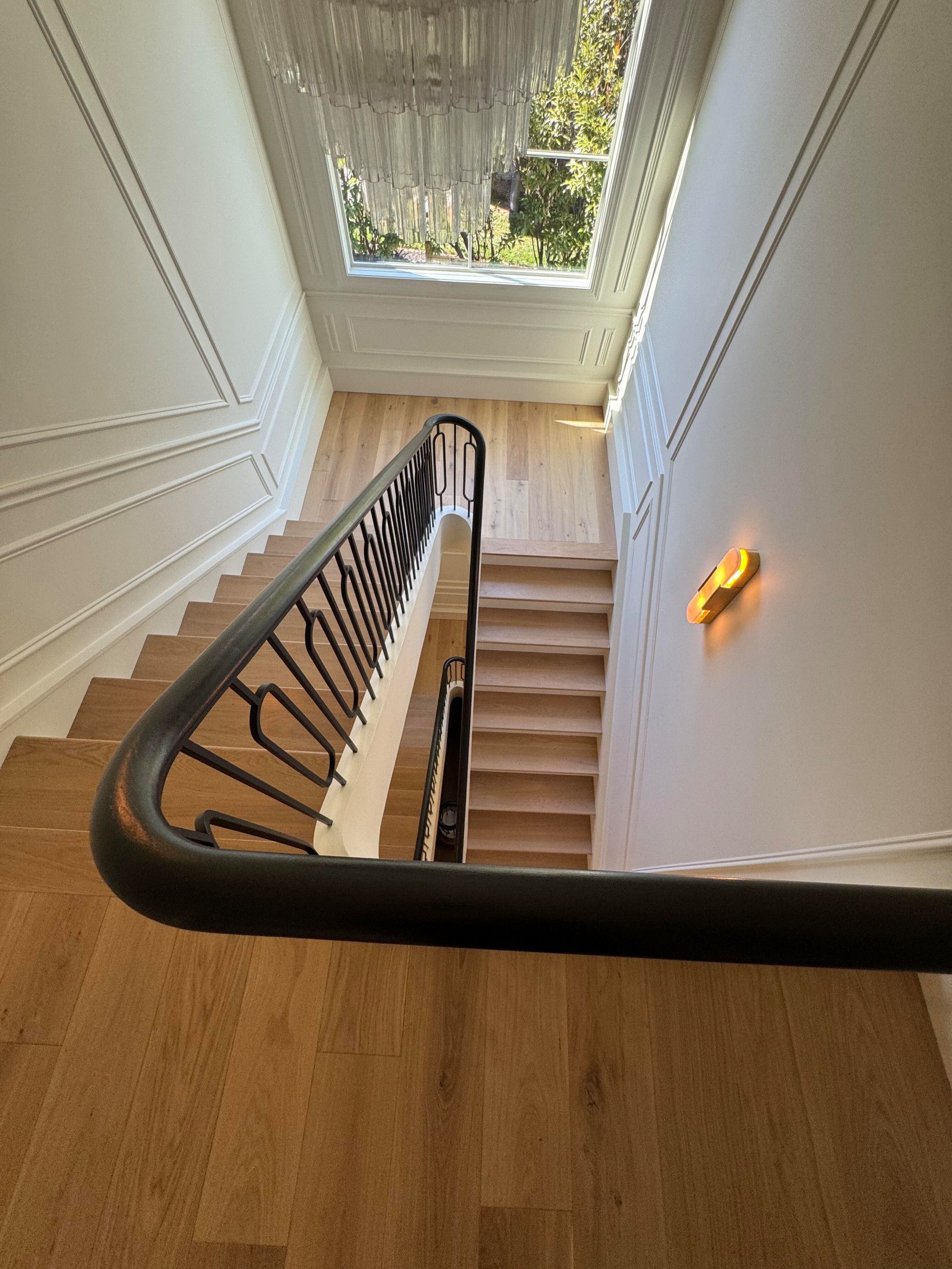 134_Stunning Straight Stair with an Elliptical Twist, McLean, VA 22101